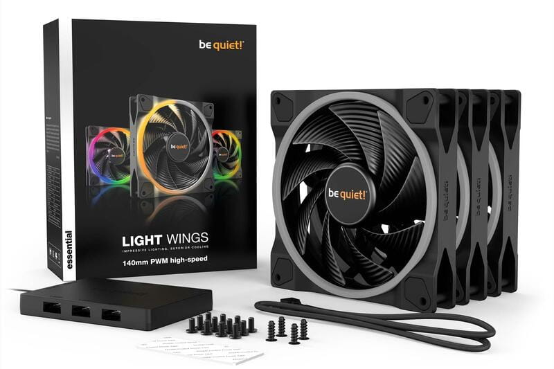 Вентилятор be quiet! Light Wings 140mm PWM Triple Pack (BL079)