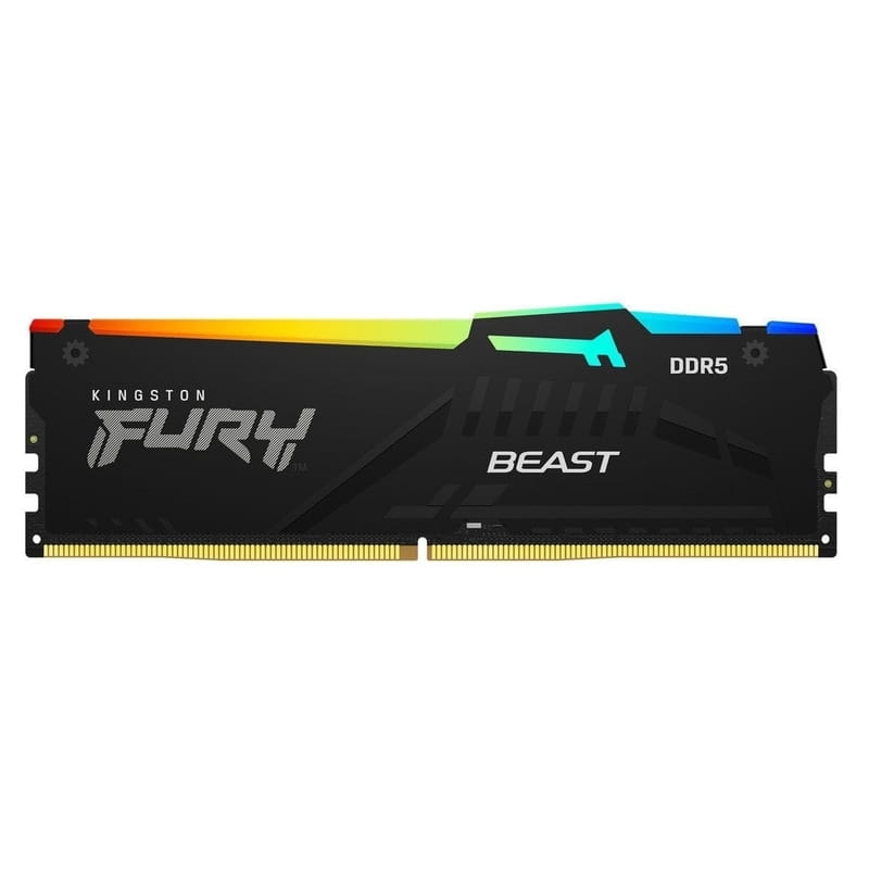Модуль памяти DDR5 2x32GB/6000 Kingston Fury Beast RGB Black (KF560C36BBE2AK2-64)