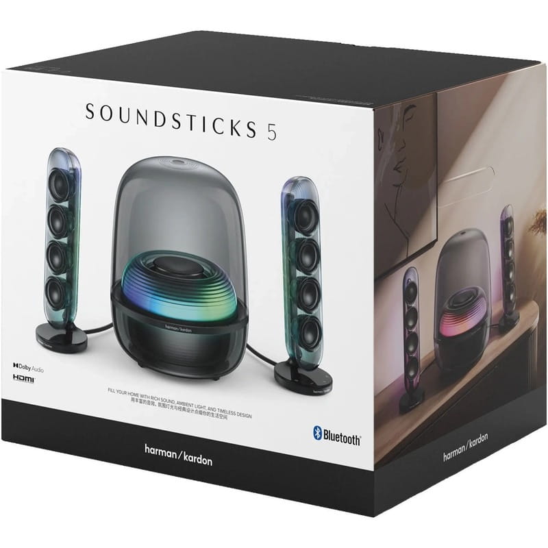 Акустична система Harman/Kardon SoundSticks 5 Black (HKSOUNDSTK5BEP)