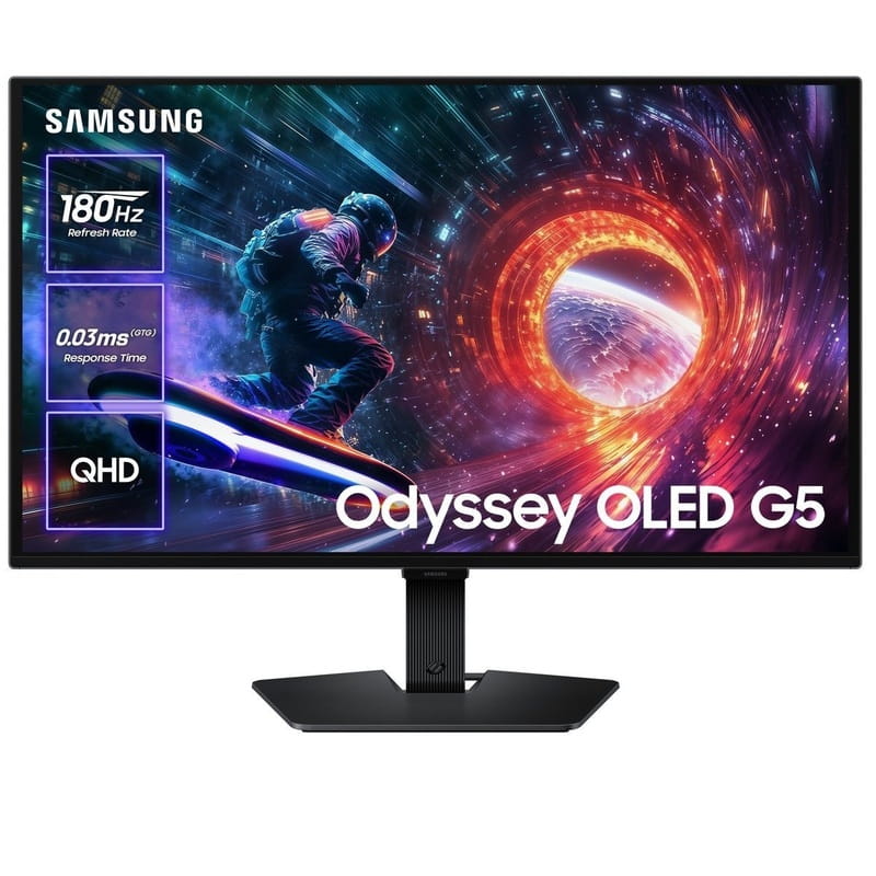 Монитор Samsung 27" Odyssey G5 (LS27FG502SIXUA) OLED Black 180Hz