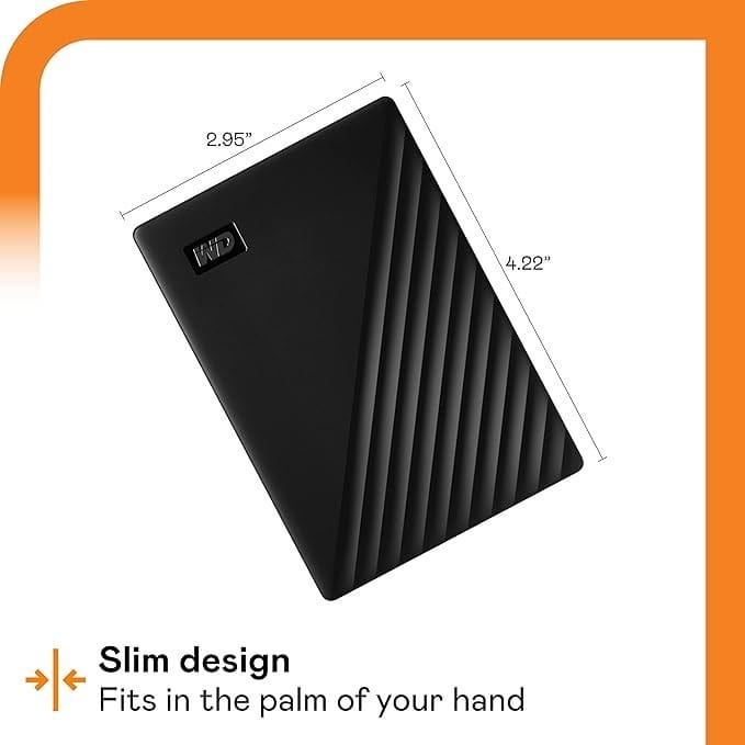 Внешний жесткий диск 2.5" USB 5.0TB WD My Passport Black (WDBPKJ0050BBK-WESN)_Bulk
