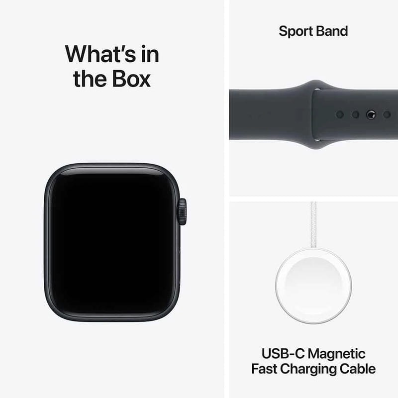 Смарт-годинник Apple Watch SE 3 GPS 40mm Midnight Aluminium Case with Midnight Sport Band - S/M (MEH94RK/A)