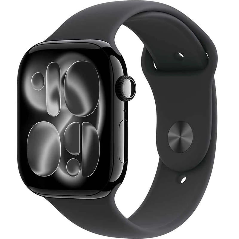 Смарт-часы Apple Watch Series 11 GPS 42mm Jet Black Aluminium Case with Black Sport Band - S/M (MEQT4RK/A)