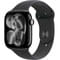 Фото - Смарт-часы Apple Watch Series 11 GPS 42mm Jet Black Aluminium Case with Black Sport Band - S/M (MEQT4RK/A) | click.ua
