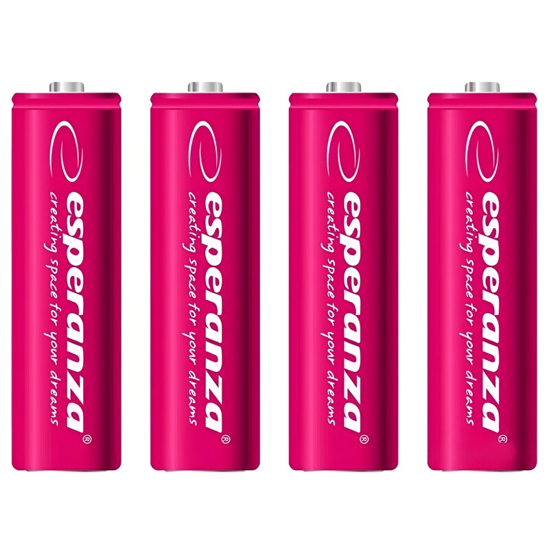 Акумулятор Esperanza Ni-MH AA/HR06 2000 mAh BL 4шт Red