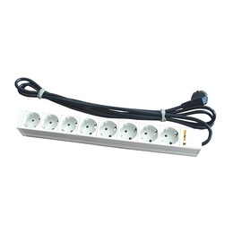 Блок розетковий Conteg 8хSchuko (DP-RP-08SCHUS)