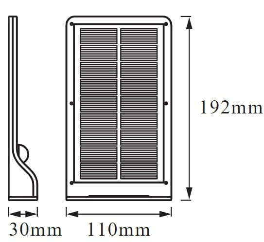Світильник вуличний Doorled Solar, 3W, 4000К, датчик руху, сірий (4058075267862)