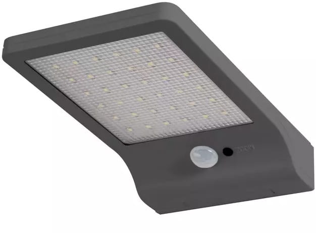 Світильник вуличний Doorled Solar, 3W, 4000К, датчик руху, сірий (4058075267862)