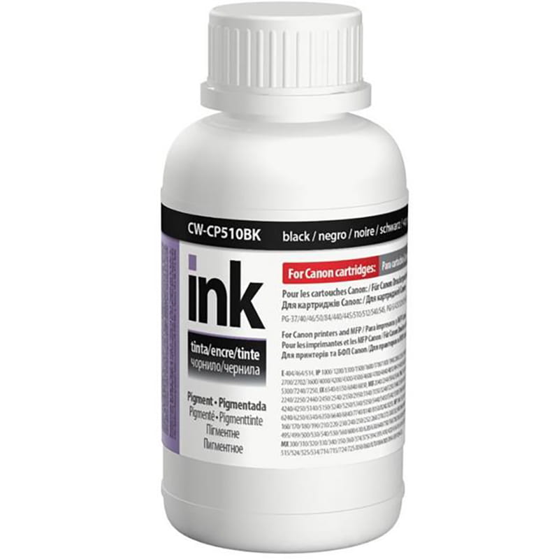 Чернила ColorWay Canon CP-510 (CW-CP510BK02) Black Pigment, 200мл