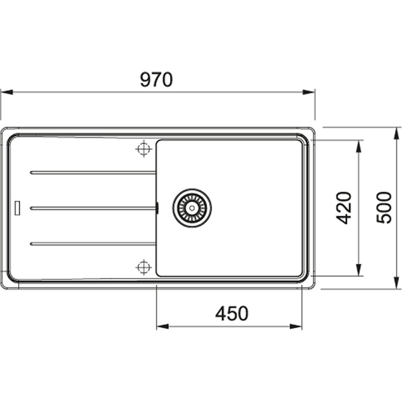 Кухонна мийка Franke Basis BFG 611-97 Бежевый (114.0363.932)