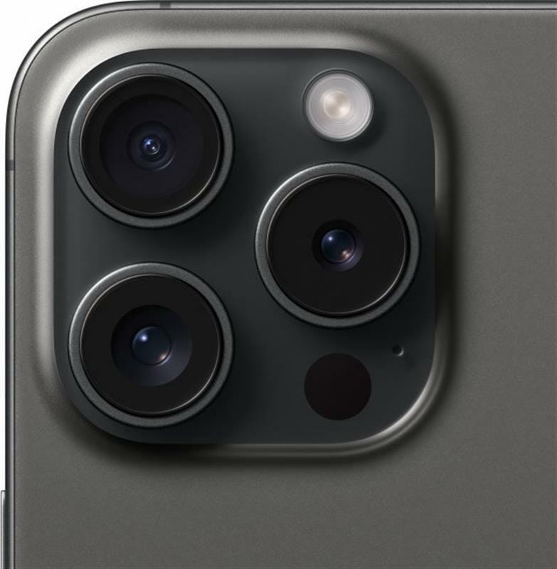 Смартфон Apple iPhone 15 Pro 128GB e-Sim Black Titanium (Відновлений / Близький до ідеального)