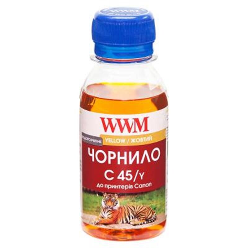 Чернила WWM Canon CL-441/CL-446/CLI-451Y (Yellow) (C45/Y-2) 100г