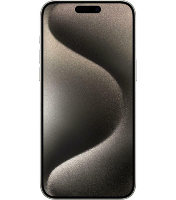 Смартфон Apple iPhone 15 Pro 128GB e-Sim Natural Titanium (Відновлений / Близький до ідеального)