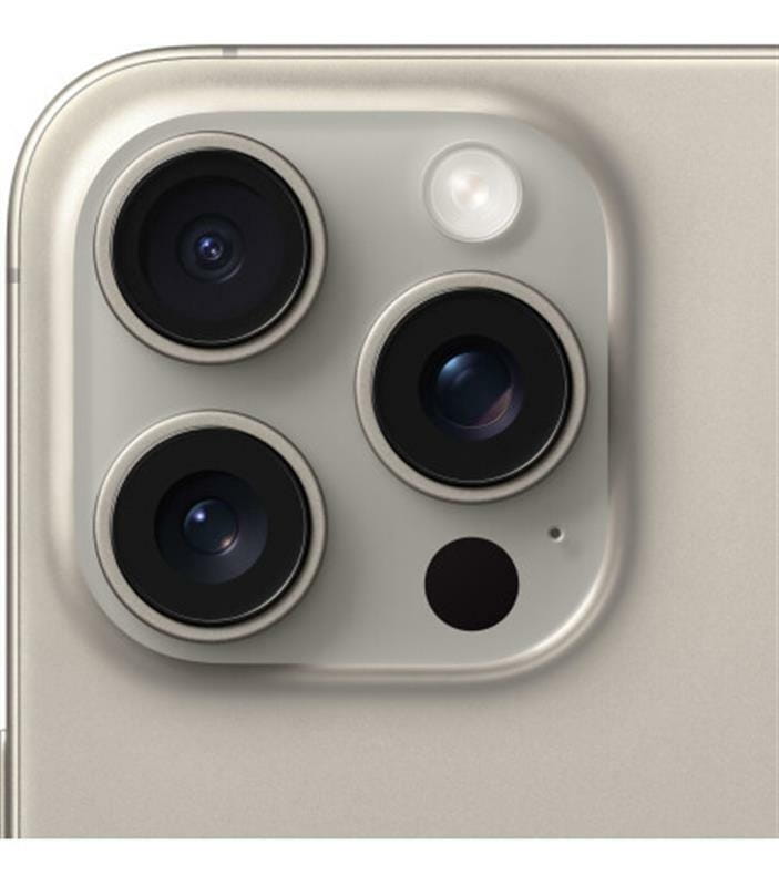 Смартфон Apple iPhone 15 Pro 128GB e-Sim Natural Titanium (Відновлений / Близький до ідеального)
