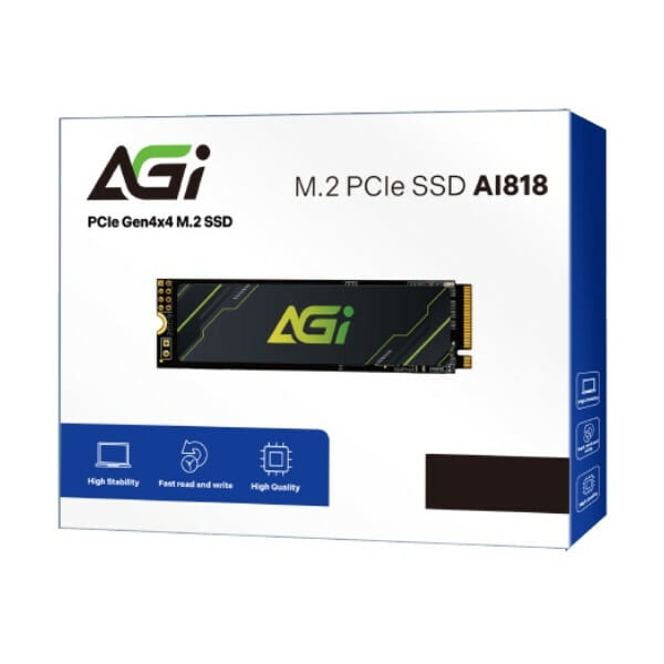 Накопичувач SSD 2TB AGI AI818 M.2 2280 PCIe 4.0 x4 NVMe 3D NAND SLC (AGI2T0G43AI818)