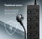 Фото - Фильтр питания СolorWay (CW-PSEA55SBK) 5 розеток, 5м, Black | click.ua