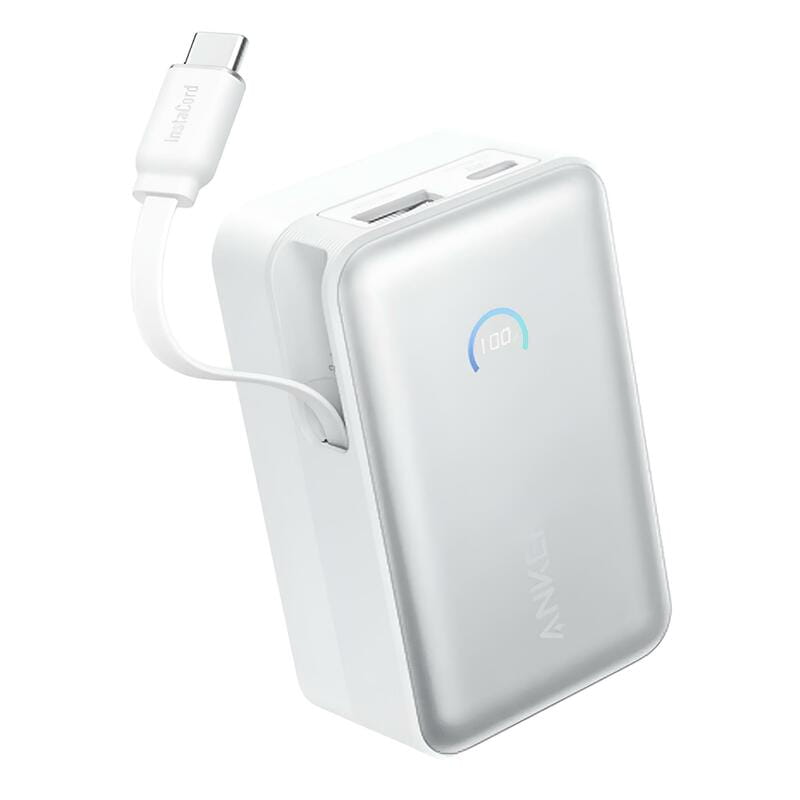 Универсальная мобильная батарея Anker Nano 10000mAh 45W White (A1638H21)