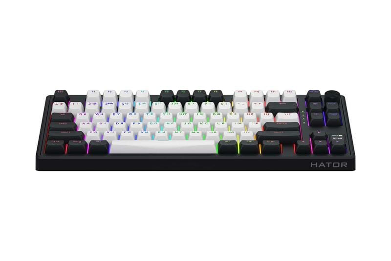 Клавіатура бездротова Hator Skyfall 80 MAG Ultima 8K Wireless White/Black (HTK3880UA)