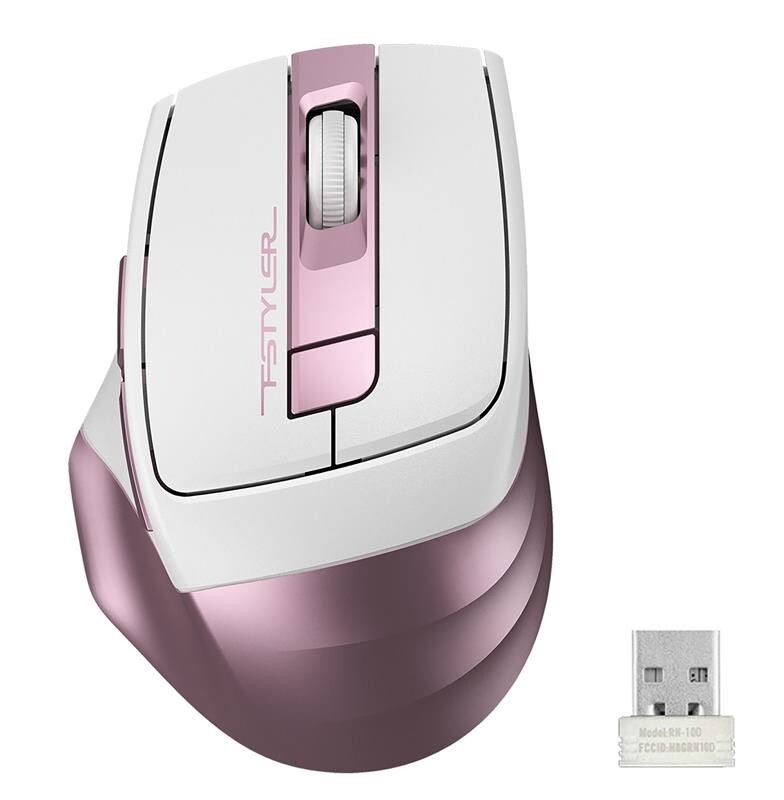 Мышь беспроводная A4Tech FG35 Pink USB