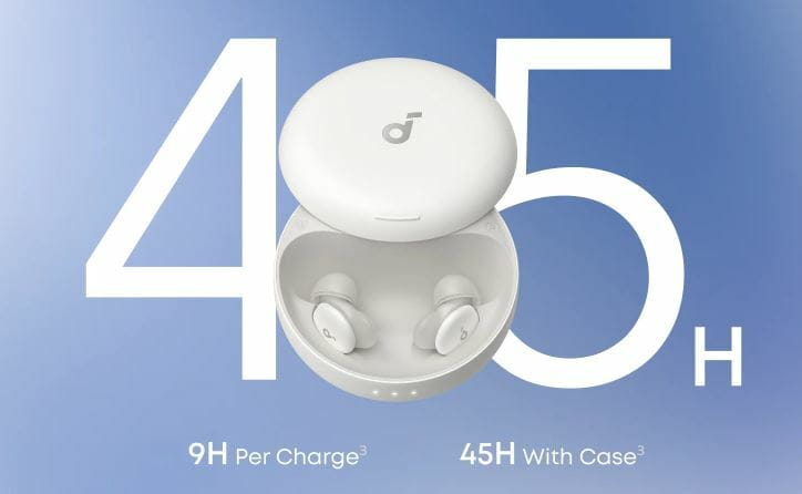Bluetooth-гарнітура Anker SoundCore Sleep A30 White (D1301G21)