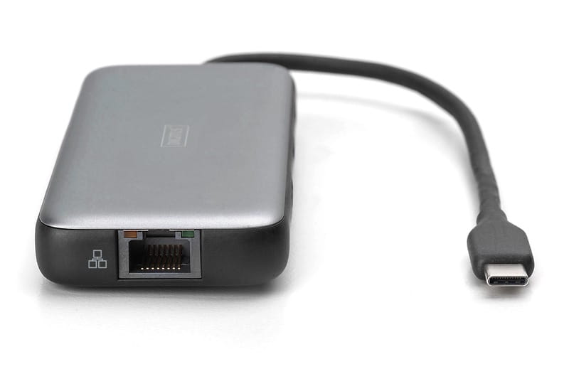 Док-станция Digitus USB-C PD 100W/USB3.2х2/USB-C/RJ45/SD/MicroSD/HDMI (DA-70914)