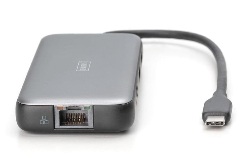 Док-станція Digitus DA-70915 (USB-C PD 100W/USB3.2х2/USB-C/RJ45/SD/MicroSD/2хHDMI)