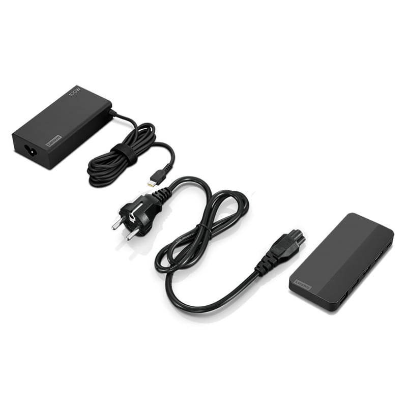 Док-станция Lenovo USB-C Dual Display Travel Dock (40B90100EU)