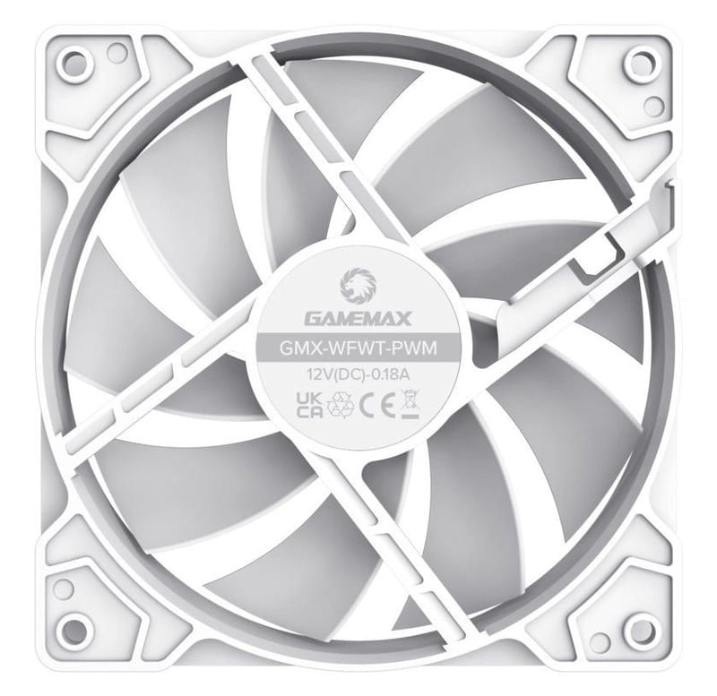 Вентилятор GameMax GMX-WFWT-PWM White
