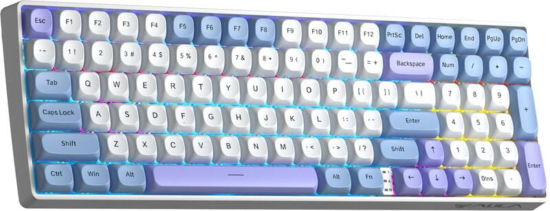 Клавиатура беспроводная Aula S100pro Red Switch White/Blue (6948391205762)