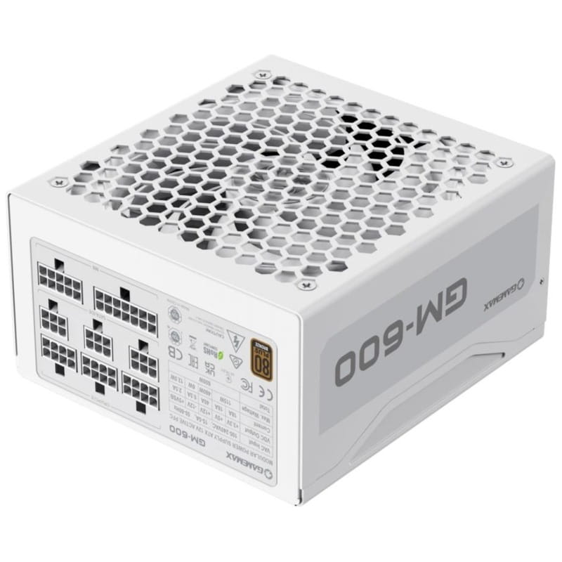 Блок живлення GameMax GM-600 Modular 600W White
