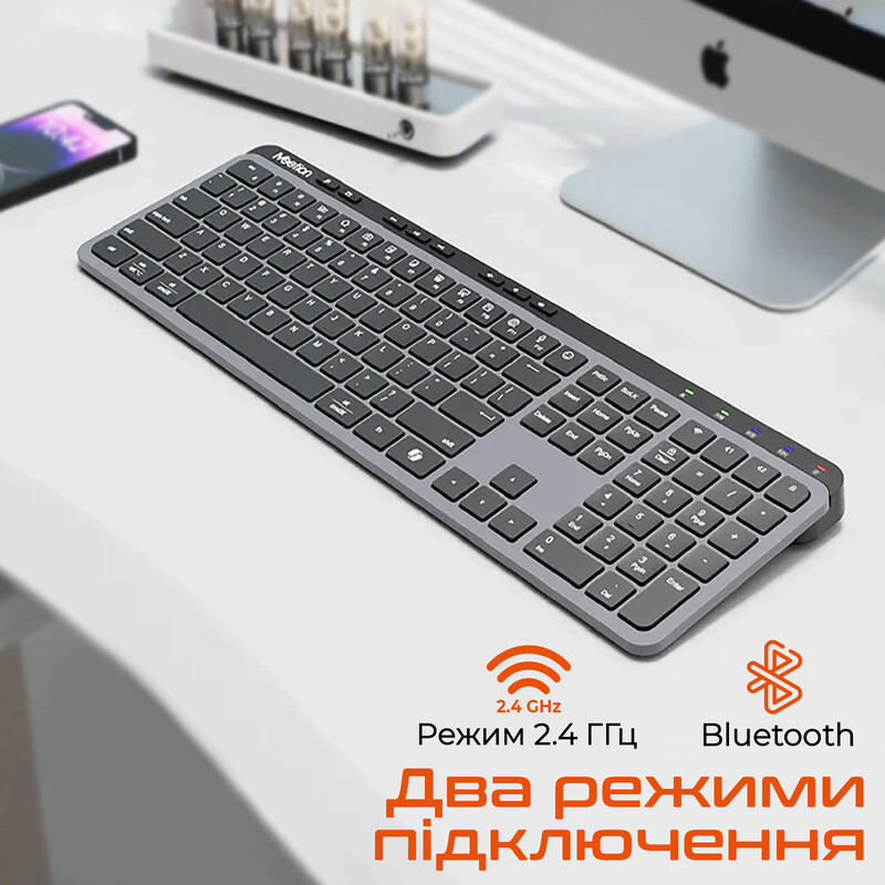 Клавиатура беспроводная Meetion WK330 Black (MT-WK330-A-RUA)