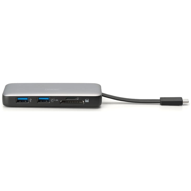 Док-станция Digitus USB-C USB3.2х2/USB-C/SD/MicroSD/HDMI/RJ45 (DA-70916)