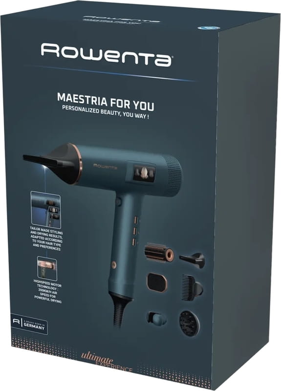 Фен Rowenta Maesteria HY9430E0 з розумною технологією For You серії Ultimate Experience