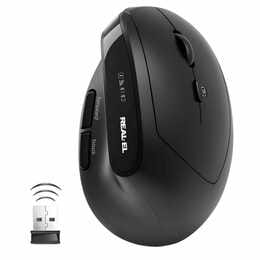 Миша бездротова REAL-EL RM-490W Black
