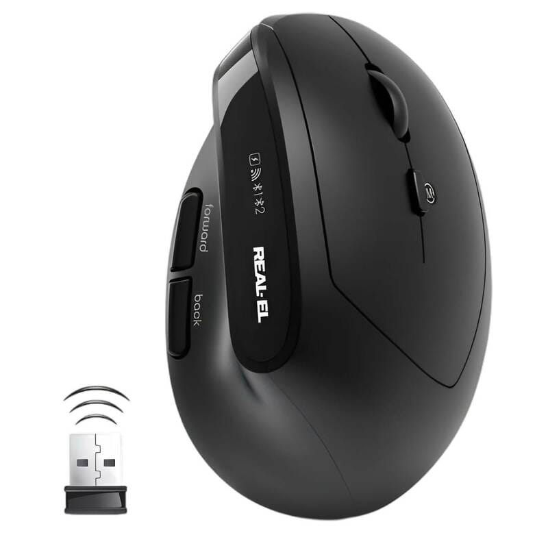 Миша бездротова REAL-EL RM-490W Black