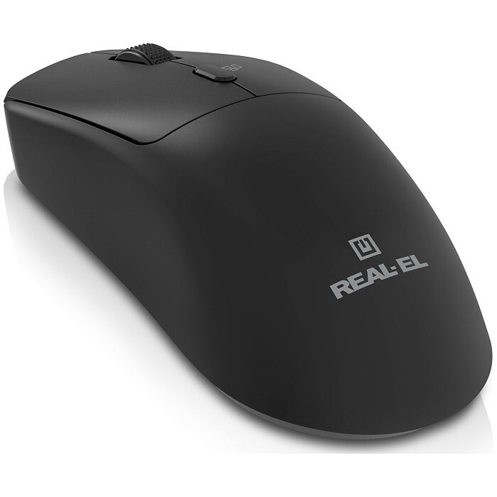 Мышь беспроводная REAL-EL RM-317W Black