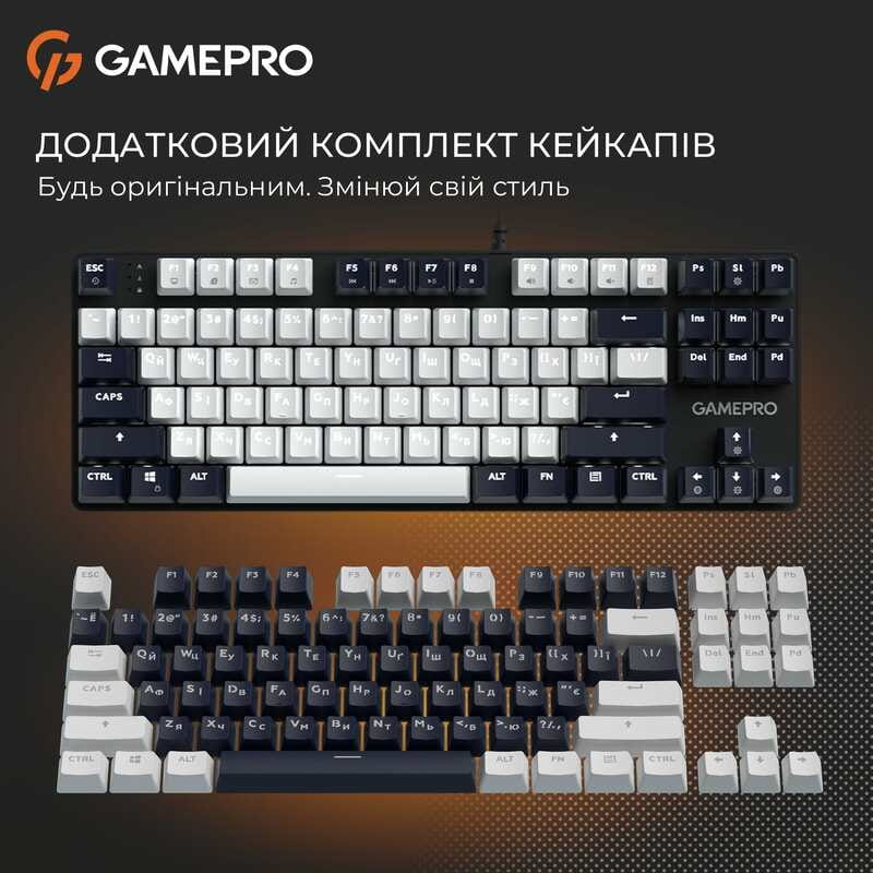Клавіатура GamePro Genesis Metallic MK110B Outemu Red Swithes USB Black