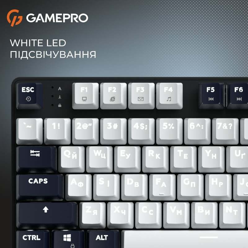Клавіатура GamePro Genesis Metallic MK110B Outemu Red Swithes USB Black