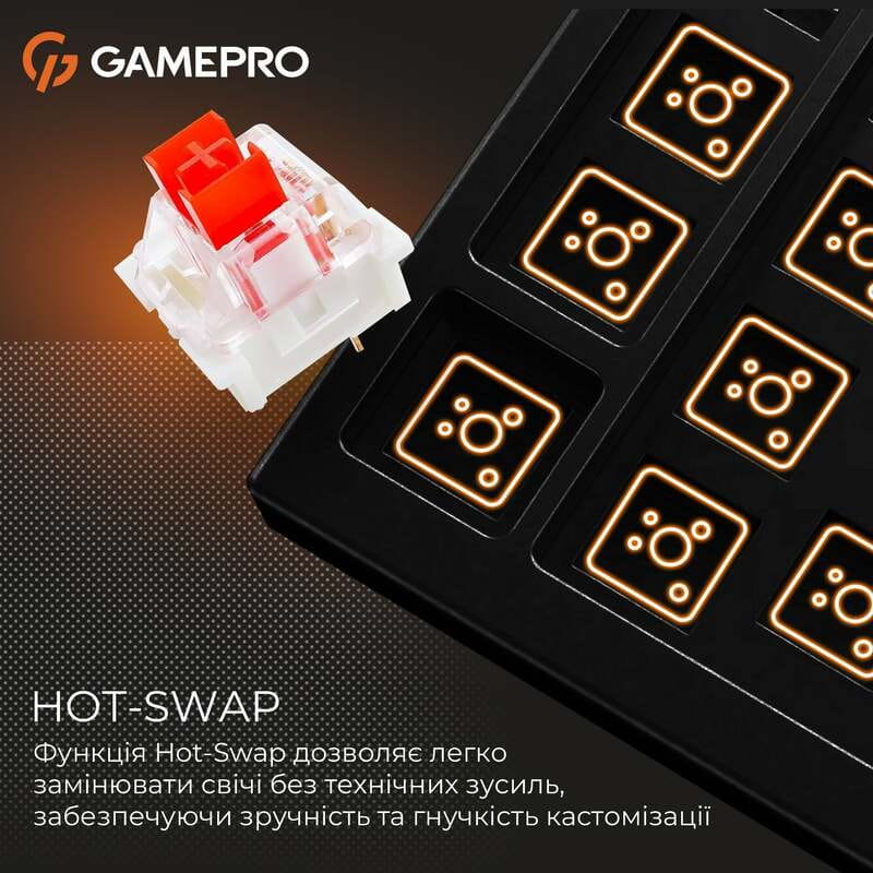 Клавіатура GamePro Genesis Metallic MK110B Outemu Red Swithes USB Black