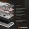 Фото - Клавиатура GamePro Genesis Metallic MK110G Outemu Red Swithes USB Gray | click.ua