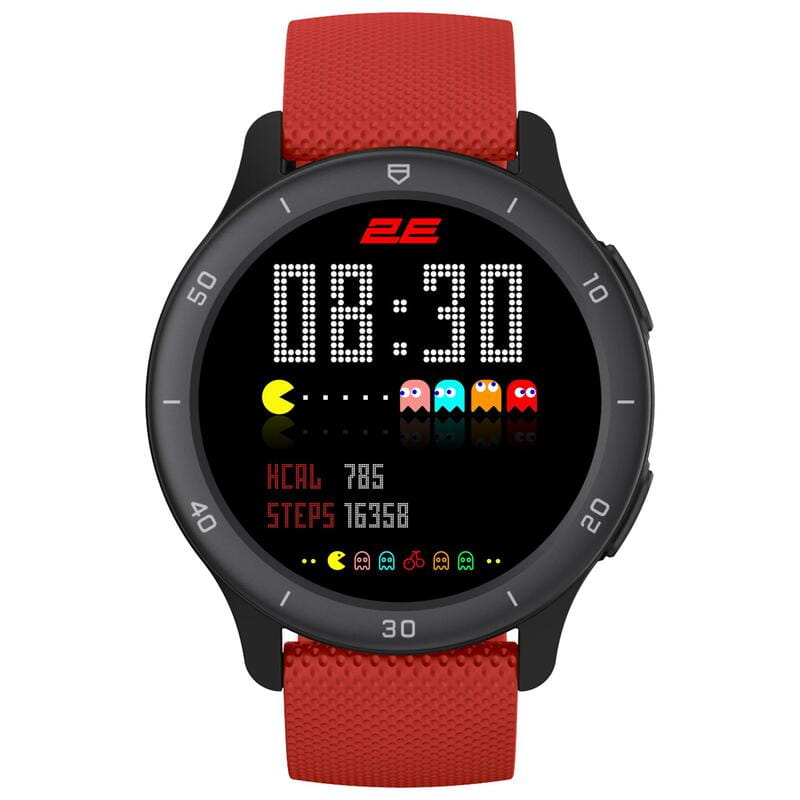 Смарт-часы 2E Motion GT2 47 mm Black/Red (2E-CWW21BKRD-WS)