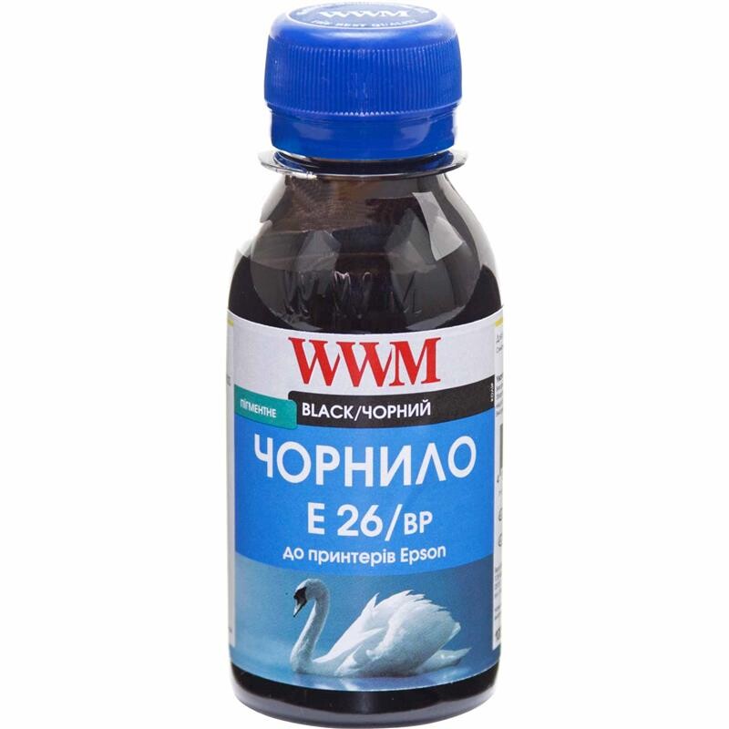 Чернила WWM Epson Expression Premium XP-600/XP-605/XP-700 (Black Pigment) (E26/BP-2) 100г