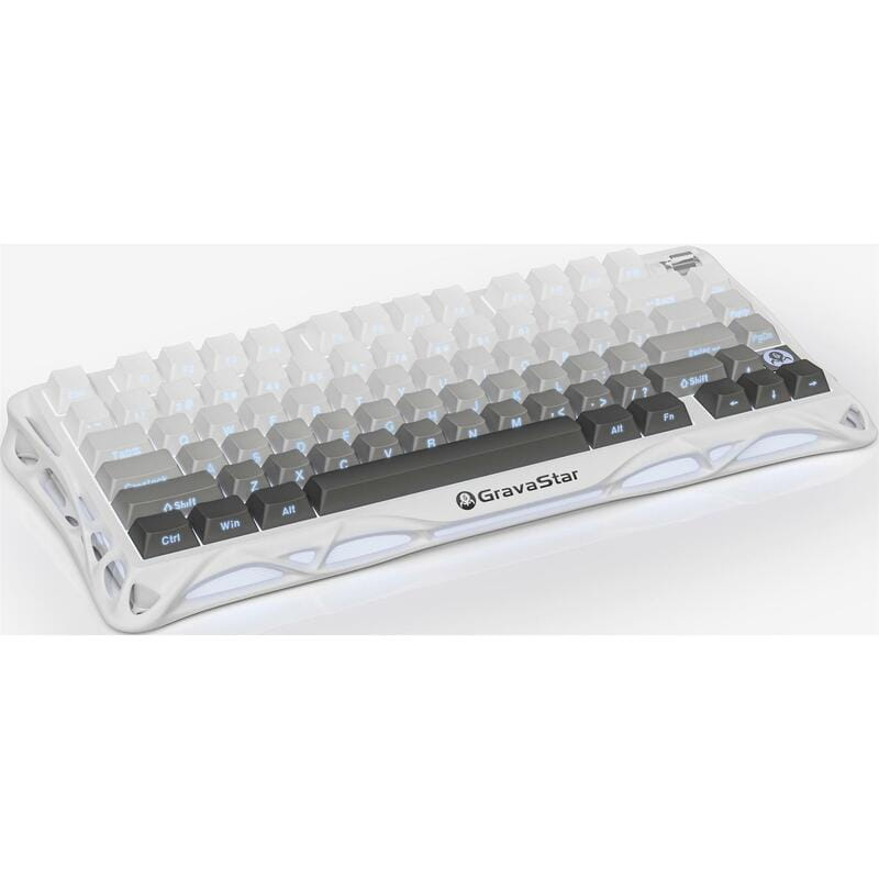 Клавіатура бездротова GravaStar Mercury K1 Gradient White (GSK1_GWHT)