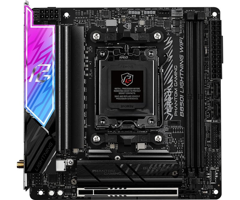 Материнська плата ASRock B850I Lightning WiFi Socket AM5