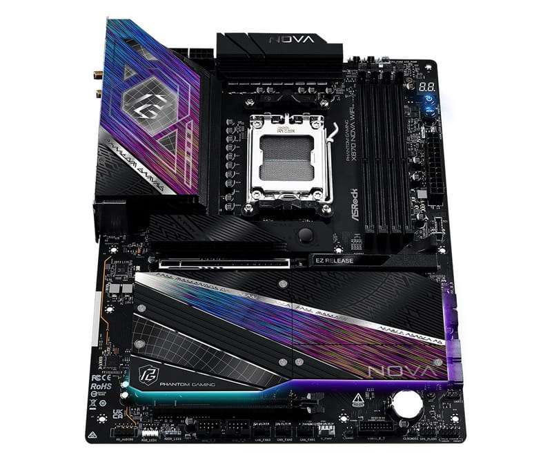 Материнська плата ASRock X870 Nova WiFi Socket AM5