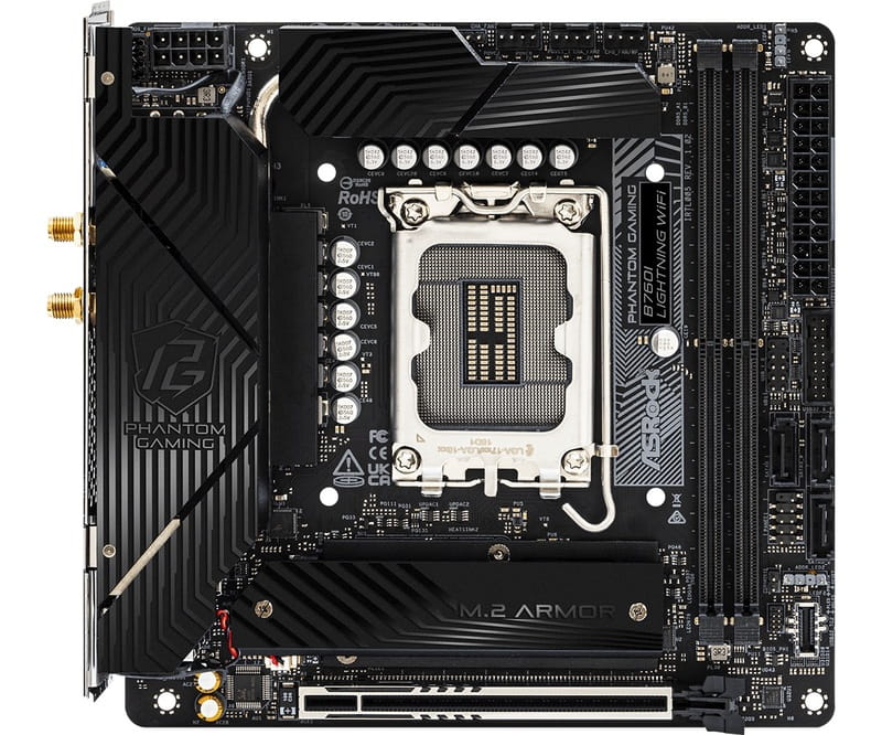 Материнська плата ASRock B760I Lightning WiFi Socket 1700