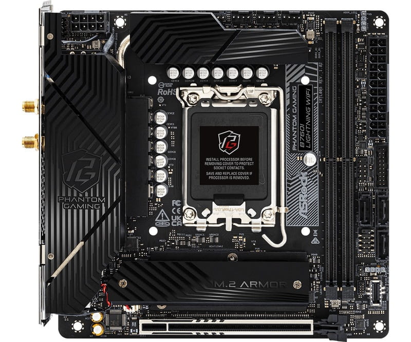 Материнська плата ASRock B760I Lightning WiFi Socket 1700