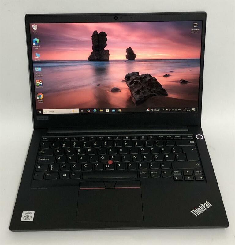Ноутбук Lenovo ThinkPad E14 G1 / 14" FullHD IPS / i3-10110U / 8GB / 128GB SSD / Win10Pro - Б/в