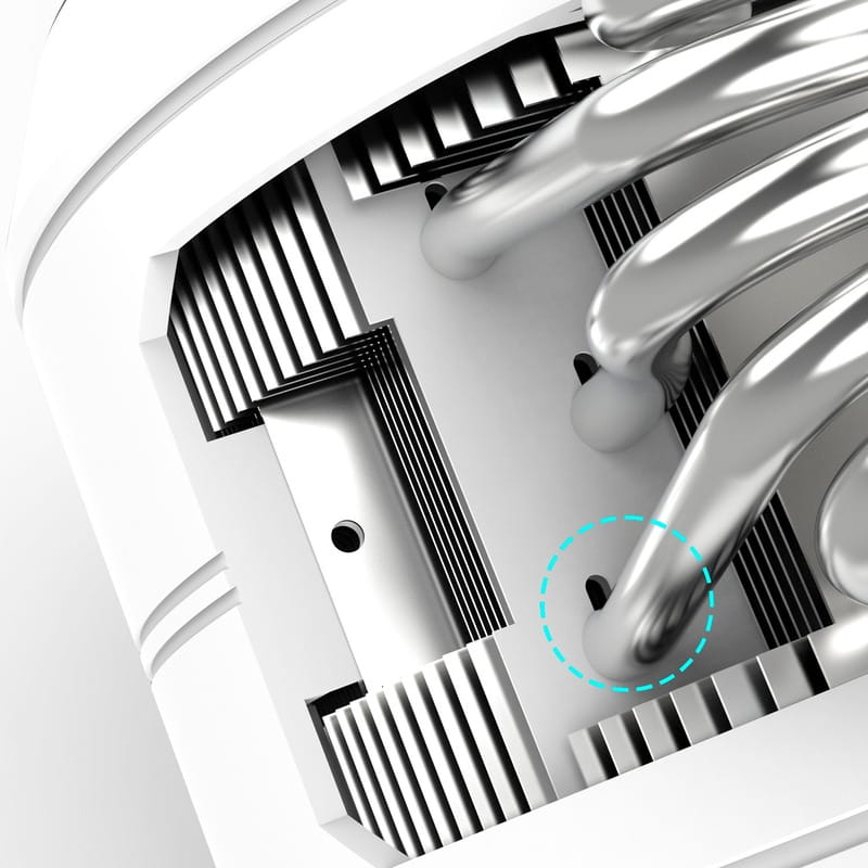 Кулер процессорный Zalman ZET 5 White