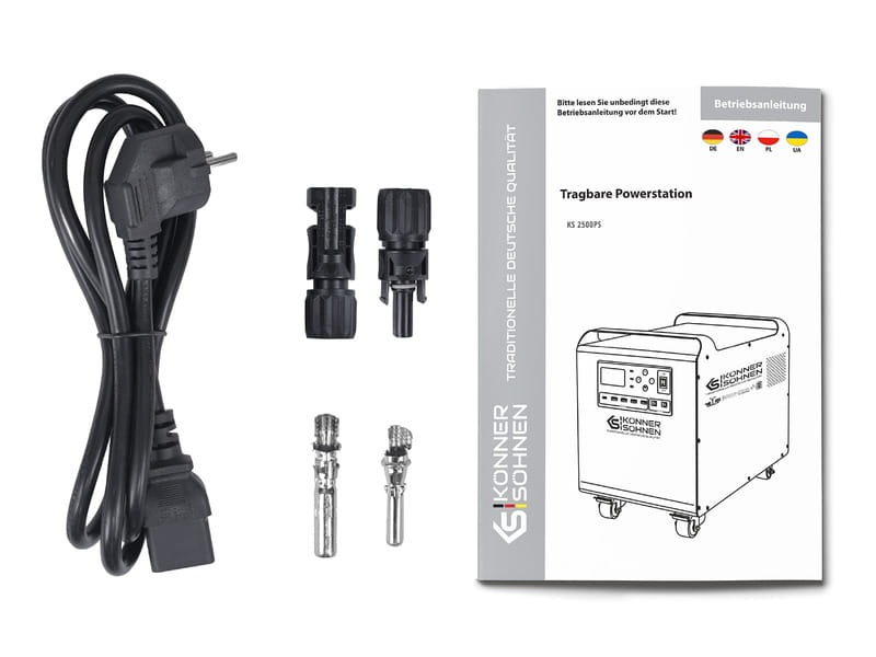 Зарядная станция Konner&Sohnen KS 2500PS 2500W, 2560Wh